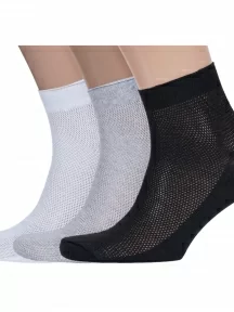 Комплект из 3 пар мужских носков Альтаир, 3-А43, микс 3