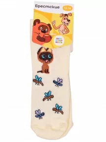 Детские носки Брестские (БЧК), 23С3053, рис. 1037, СВЕТЛО-ЖЕЛТЫЕ