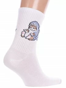 Спортивные носки Hobby Line, нус80184, БЕЛЫЕ