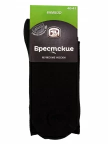 Мужские бамбуковые носки Брестские (БЧК), 14С2507, рис. 000, ЧЕРНЫЕ