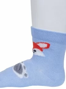 Детские носки Брестские (БЧК), 18С3086, рис. 568, БЛЕДНО-ГОЛУБЫЕ