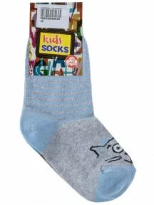 Комплект из 3 пар детских носков Альтаир, 3-С183, ГОЛУБЫЕ