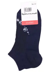 Женские носки Брестские (БЧК) рис. 655, ТЕМНО-СИНИЕ (14с1101)