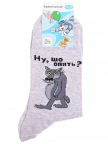 Мужские носки Брестские (БЧК), 23С2155, рис. 492, СВЕТЛО-СЕРЫЕ МЕЛАНЖ