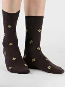 Мужские носки "Нева-Сокс", VO-НМ31, КОРИЧНЕВЫЕ