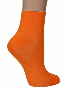 Женские носки без резинки ХОХ, G-1406, ОРАНЖЕВЫЕ