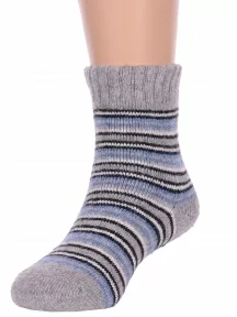 Детские теплые махровые носки Hobby Line, Ндам7630, СЕРЫЕ