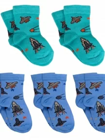 Комплект из 5 пар детских носков LORENZLine микс 5 (5-Л71)
