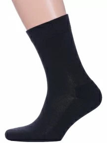 Мужские носки с махровым следом АЛЬТАИР, ММ-219, ЧЕРНЫЕ