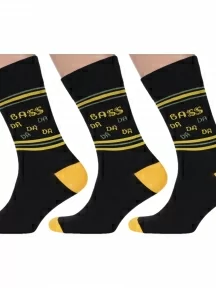 Комплект из 3 пар мужских носков MSCLUB №М37, msk3-М37, nm-400, ЧЕРНЫЕ