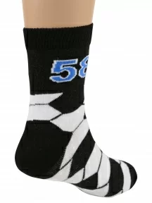 Детские носки RuSocks (Орудьевский трикотаж), Д-86, рис. 08, ЧЕРНЫЕ