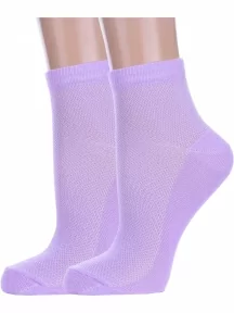 Комплект из 2 пар детских носков Альтаир, 2-Д82, СИРЕНЕВЫЕ