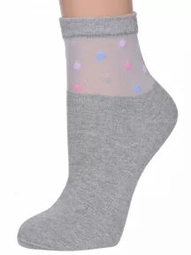 Женские носки LORENZline, Д132, СЕРЫЕ