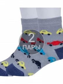 Комплект из 2 пар детских носков "Борисоглебский трикотаж" №23 СЕРЫЕ (2-8С987)