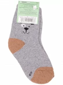 Детские теплые махровые носки Hobby Line, Ндад7622-5, СЕРЫЕ
