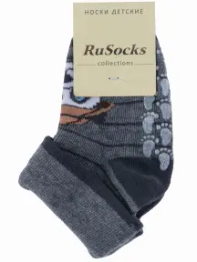 Детские носки RuSocks (Орудьевский трикотаж) рис. 02, СЕРЫЕ (ДТ-95)