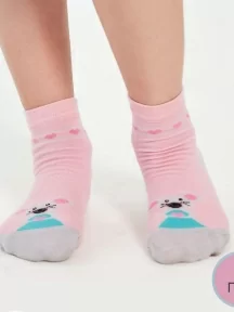 Комплект из 5 пар детских носков LORENZLine, 5-Л104, РОЗОВО-СЕРЫЕ