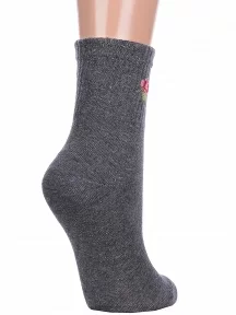 Женские спортивные носки Брестские (БЧК), 23С1155, рис. 581, ТЕМНО-СЕРЫЕ МЕЛАНЖ