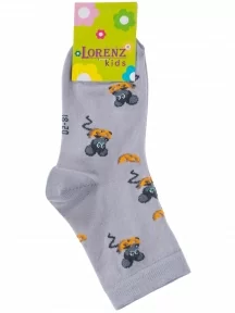 Детские носки LORENZline, Л104, СЕРЫЕ с мышками