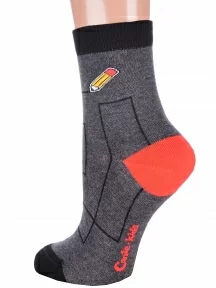 Детские носки Conte kids, 5С-11СП, рис. 397, ТЕМНО-СЕРЫЕ