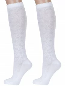 Комплект из 2 пар детских гольфов Красная ветка, 2-С-790, БЕЛЫЕ