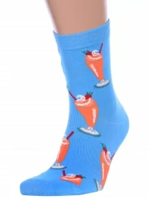 Носки унисекс Hobby Line, нус80152-07-12, ГОЛУБЫЕ