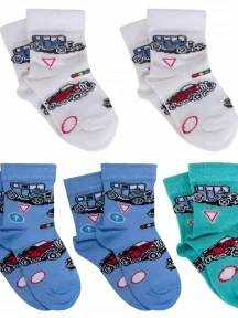 Комплект из 5 пар детских носков LORENZLine, 5-Л64, микс 3