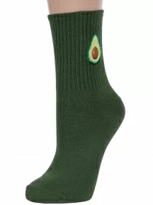 Комплект из 3 пар детских носков Гамма, 3-С1614, ШОТЛАНДСКАЯ ЗЕЛЕНЬ