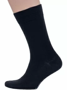 Набор из 8 пар мужских хлопковых носков (ТМ Grinston socks), PG-17D1-8k, ЧЕРНЫЕ