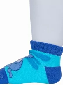 Детские короткие носки "Смешарики" Брестские (БЧК), 19С3094, рис. 885, ЛАЗУРНЫЕ