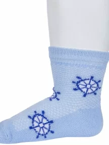 Детские носки "Борисоглебский трикотаж", 8С3000/3, ГОЛУБЫЕ