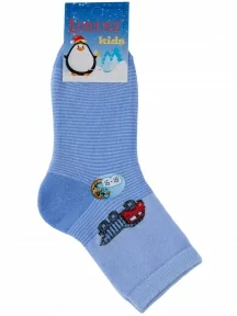 Детские махровые носки LORENZline, Л81, ГОЛУБЫЕ