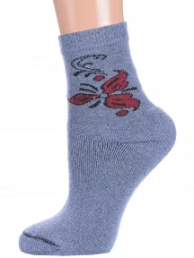 Женские носки с махровой стопой Альтаир, С26, ДЖИНСОВЫЕ