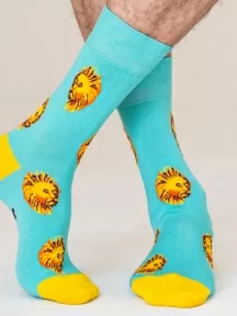 Носки unisex St. Friday Socks, GR-1406-25/08/19, "Переезжайте в Петербург - котики зовут!"