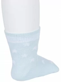 Детские носки RuSocks (Орудьевский трикотаж), Д3-130093М, ГОЛУБЫЕ со звездами