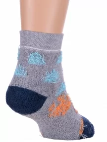 Комплект из 2 пар детских махровых носков Брестские (БЧК), 2-14С3060, рис. 499, СЕРЫЕ МЕЛАНЖ