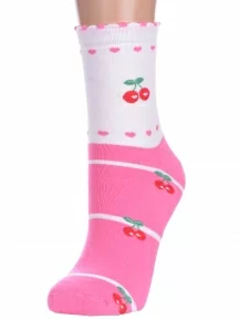 Детские махровые носки LORENZline, П3М, РОЗОВЫЕ