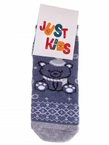 Детские махровые носки "Красная ветка", С-625Д, ДЖИНСОВЫЕ