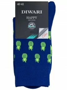 Мужские носки DiWaRi, 20С-37СП, рис. 145, СИНИЕ