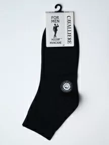 Комплект из 10 пар мужских укороченных носков CAVALLIERE (RuSocks), С-333-10, ЧЕРНЫЕ