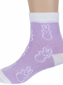 Детские носки "Борисоглебский трикотаж", 8С95, СИРЕНЕВЫЕ