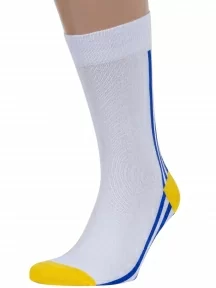 Мужские носки "Нева-Сокс", МАG-28, БЕЛО-СИНИЕ