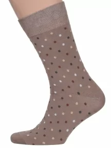 Мужские носки MSCLUB №М33, nm-351, СВЕТЛО-КОРИЧНЕВЫЕ