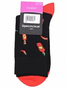 Мужские носки Брестские (БЧК), 16С2127, рис. 529, ЧЕРНЫЕ