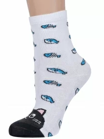 Детские носки "Красная ветка", С-1782, БЕЛЫЕ