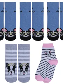 Комплект из 5 пар детских носков RuSocks (Орудьевский трикотаж) микс 4 (5-Д3-13156)