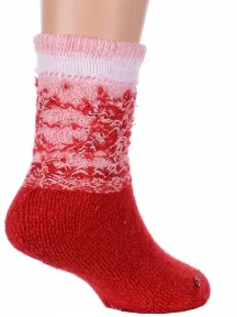 Детские теплые махровые носки Hobby Line, Ндад7620, КРАСНЫЕ