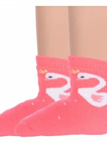 Комплект из 2 пар детских махровых носков Брестские (БЧК), 2-14С3060, рис. 064, ПЕРСИКОВЫЕ