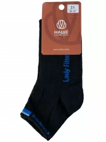 Женские носки "НАШЕ" Смоленской чулочной фабрики, 8С59, рис. 1, ЧЕРНЫЕ №1