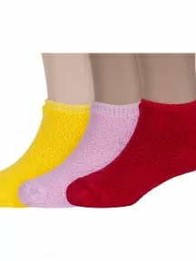 Комплект из 3 пар детских махровых носков ХОХ, 3-DZ-3R18, микс 6